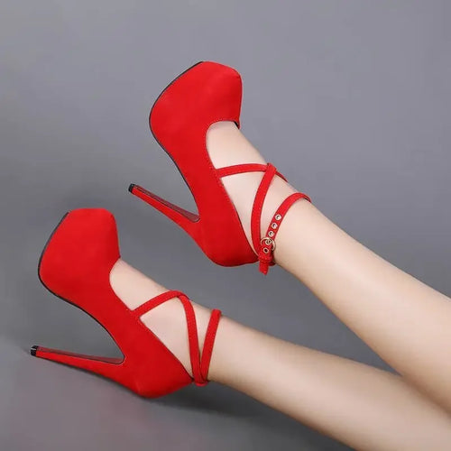 Sexy Classic High Heels Women's Sandals Summer Shoes Ladies Strappy