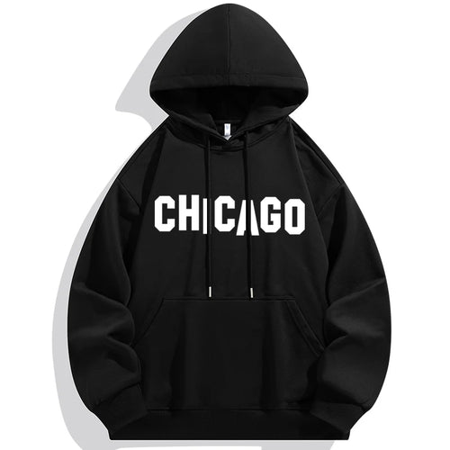 Plus Size Men Hoodies Sweatshirt Autumn Winter Long Sleeve Pullover