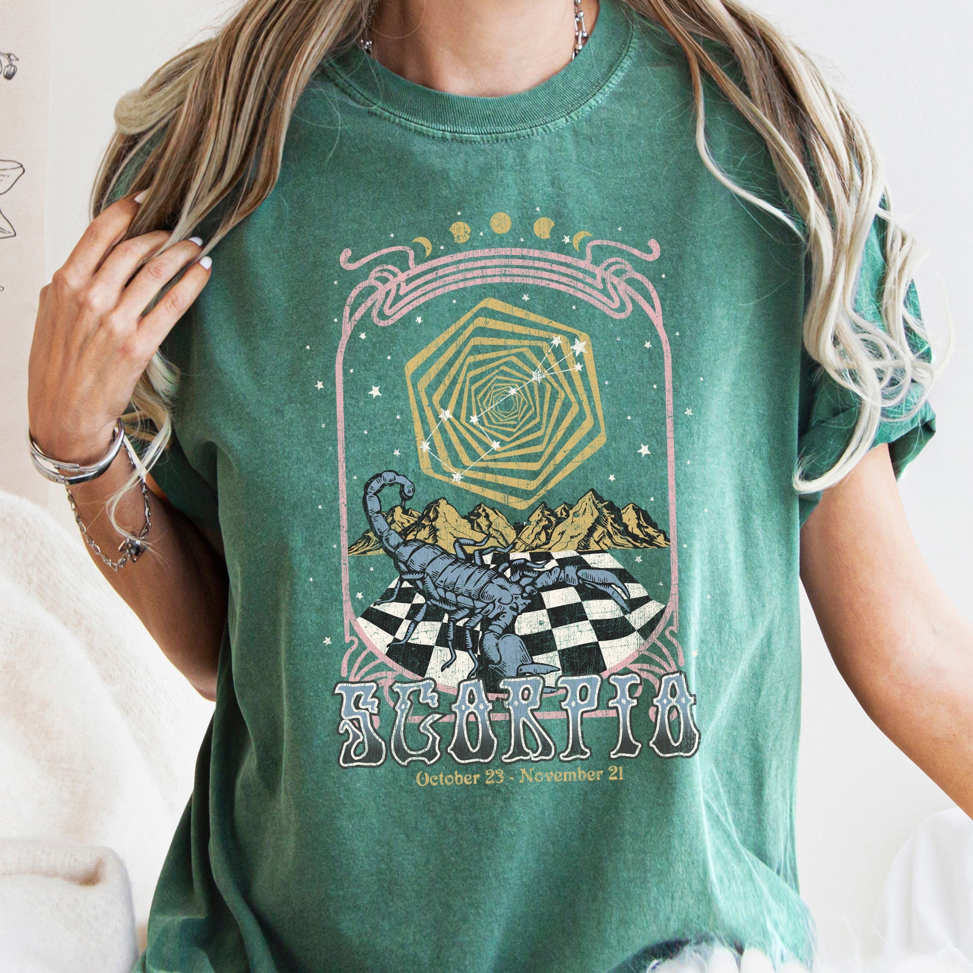 Scorpio Zodiac Comfort Colors Tees, Horoscope, Astrology
