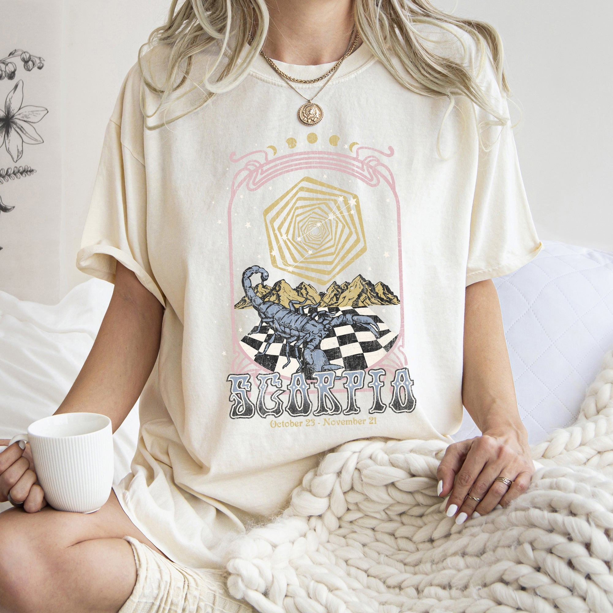 Scorpio Zodiac Comfort Colors Tees, Horoscope, Astrology
