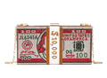 Bling Money Bag Clutch -Red
