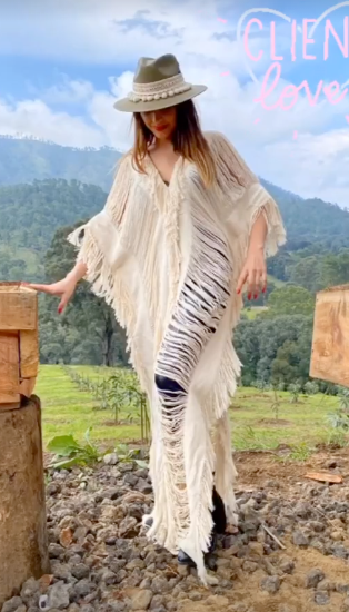 Handmade Beach Maxi Dress "LISA" Swim Cover-Up