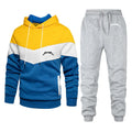 Spring Autumn Men's High Quality Long Sleeve Hooded + Leisure Pants