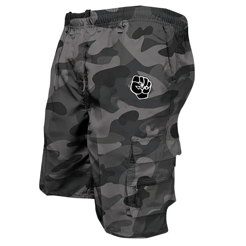 Men's Cargo Shorts Bermuda Cotton Multi-pocket Casual Outdoor Short Pants
