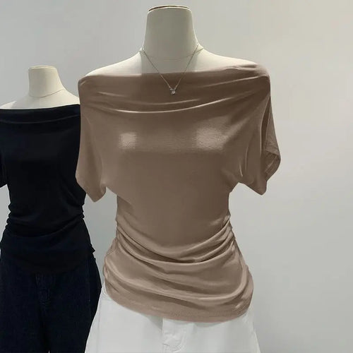 Summer Women's Slim Fit Multi Style Casual Fashion Short Sleeved