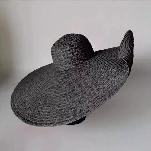 Oversized Beach Straw Hats for Women Floppy Extra Large Sun Visor Hat