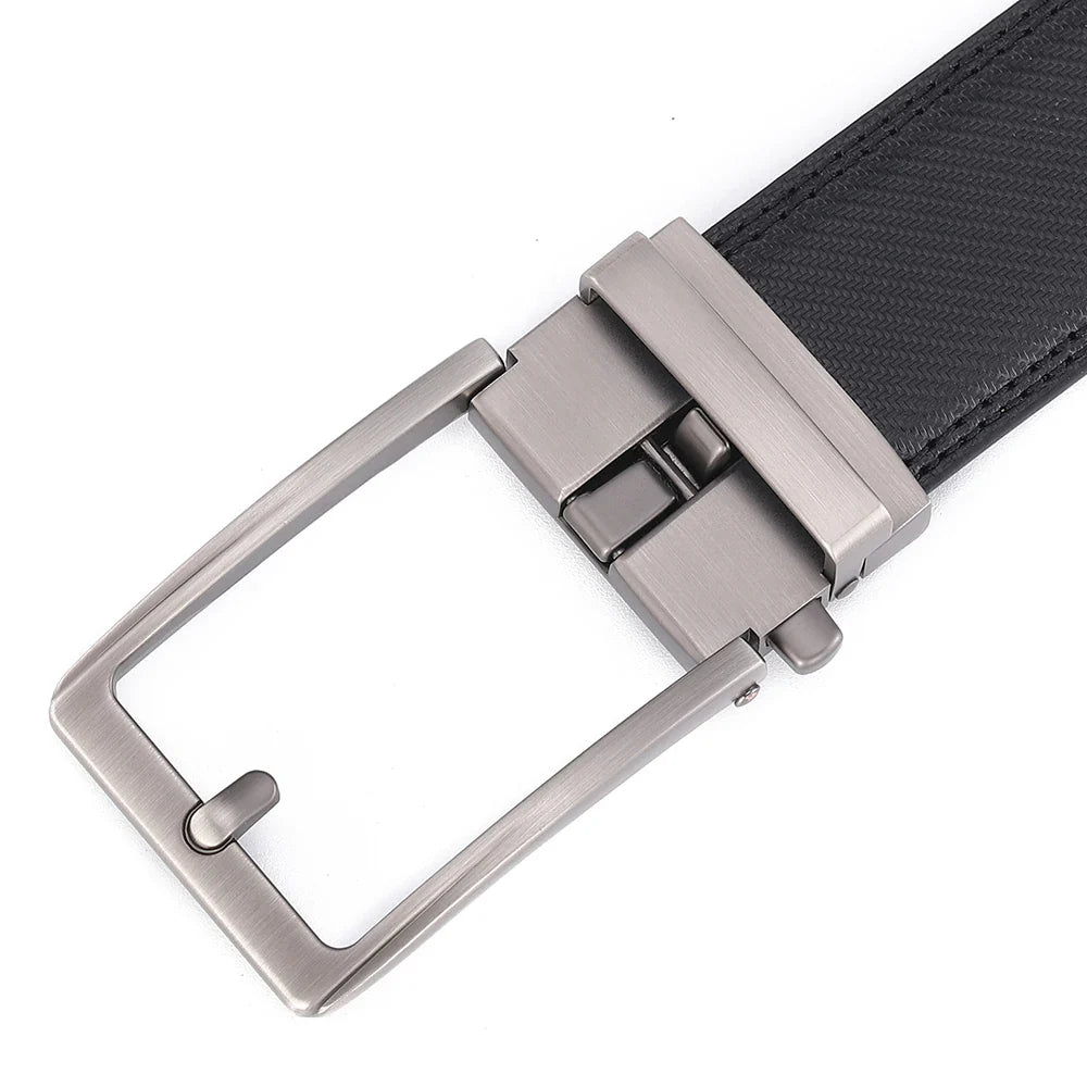 Men Luxury Buckle Genuine Leather Belt