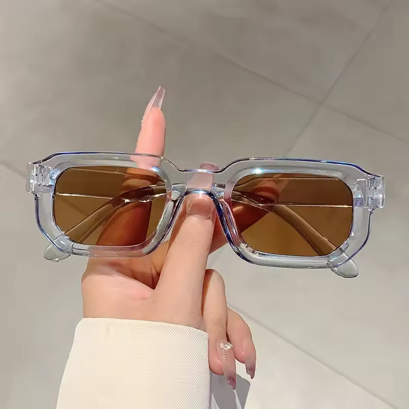 Vintage Rectangle Frame Sunglasses