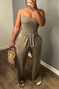 Simple Tank Top & Drawstring Set