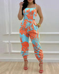 Summer Shoulder Strap Jumpsuit