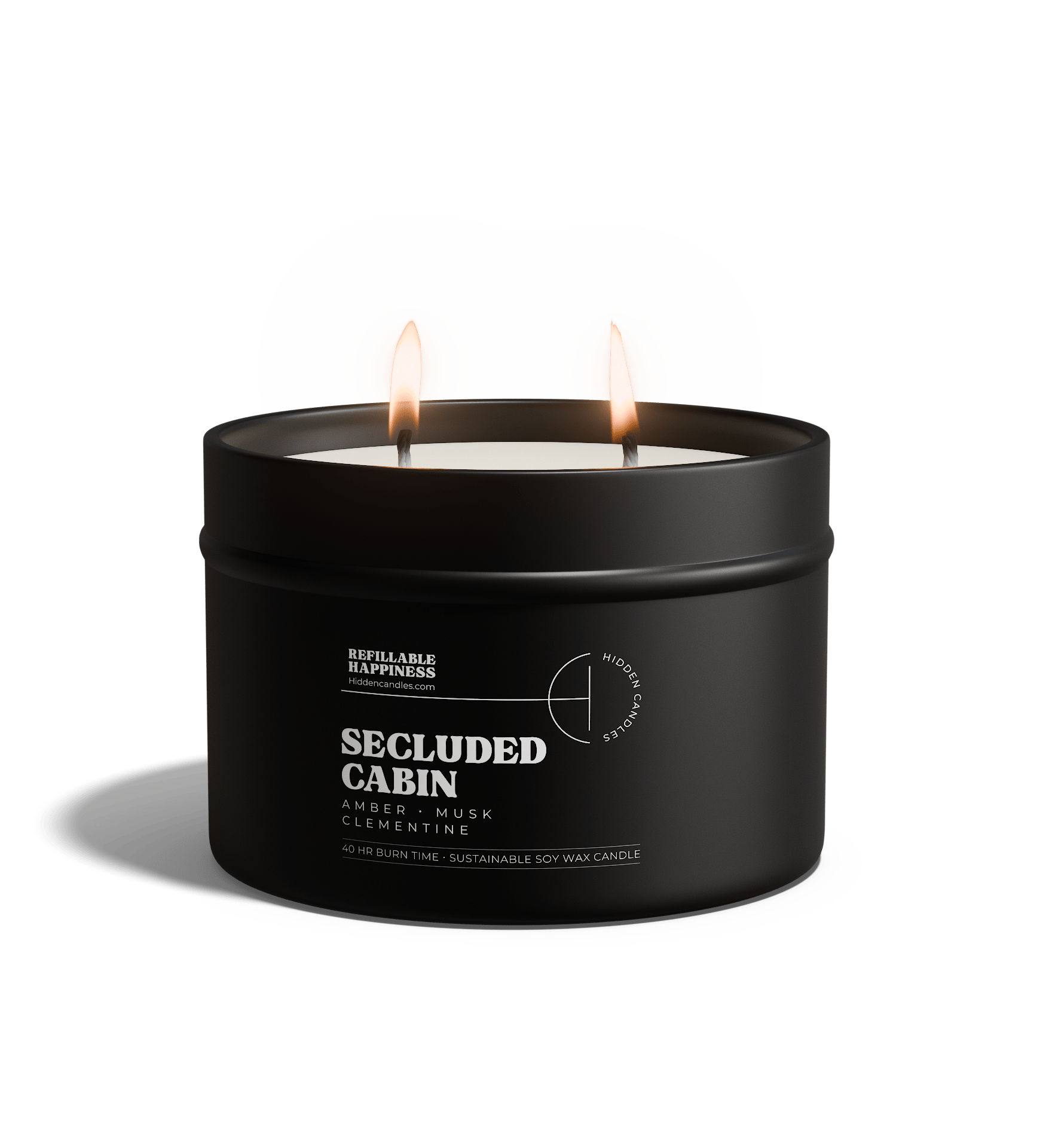 Secluded Cabin Candle 10.6 oz – Bergamot, Cedarwood & Smoked Amber