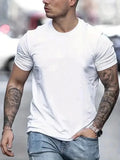 Mandotos Cotton T Shirts Pack Of Five Short Sleeve O Neck Casual Basic Oversize For Men And Women