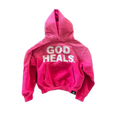 Vintage "God Heals" Washed Hoodie