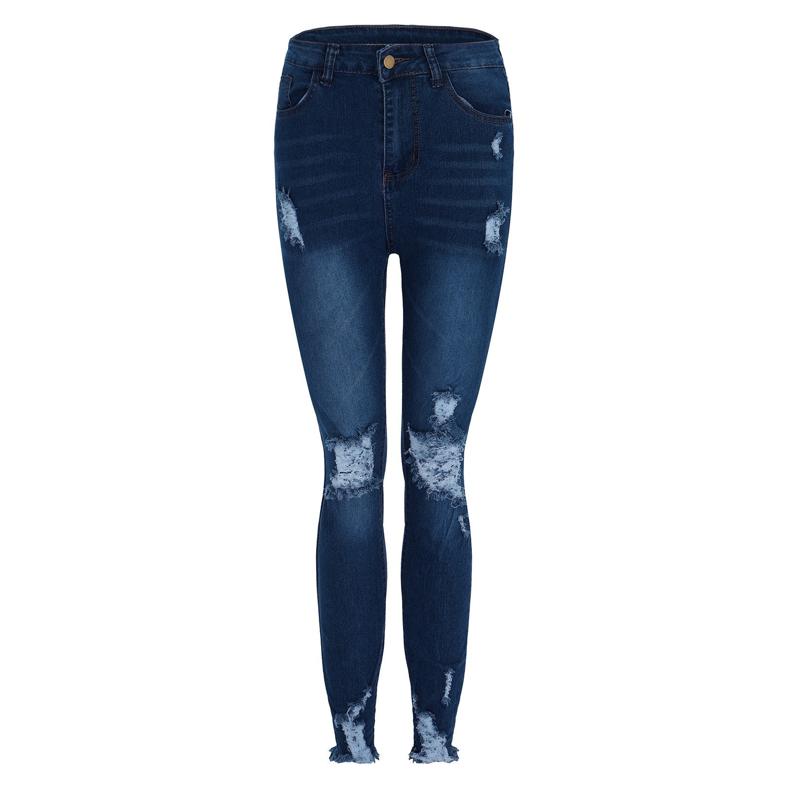 Women's Skinny Ripped Jeans - Slim Denim Pants Women's Jeans