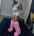 Winter Faux Fur Long Boots