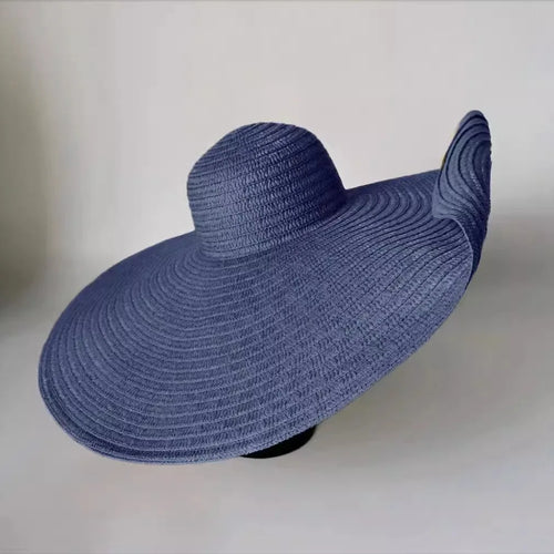 Oversized Beach Straw Hats for Women Floppy Extra Large Sun Visor Hat