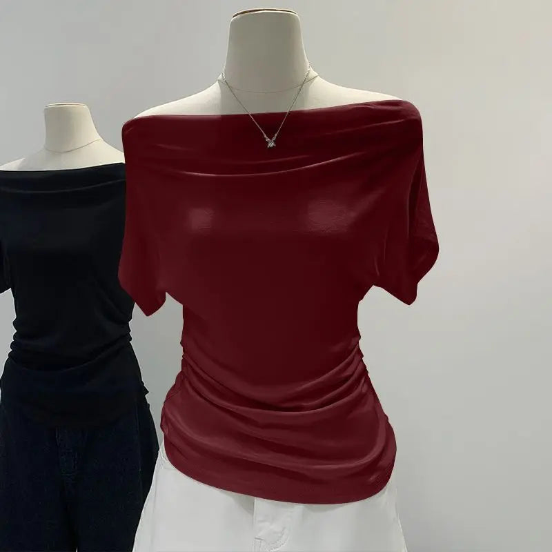 Summer Women's Slim Fit Multi Style Casual Fashion Short Sleeved