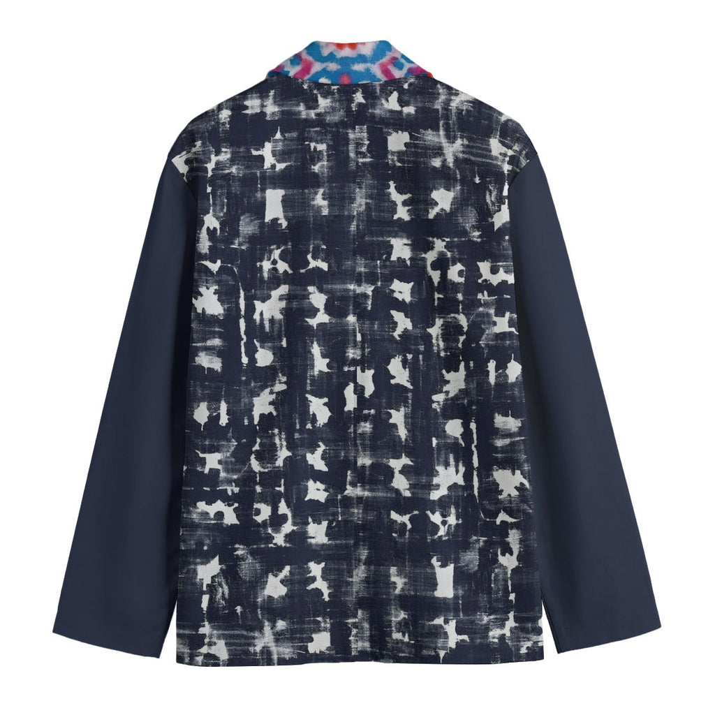 Shibori Jet Men's Cotton Blazer