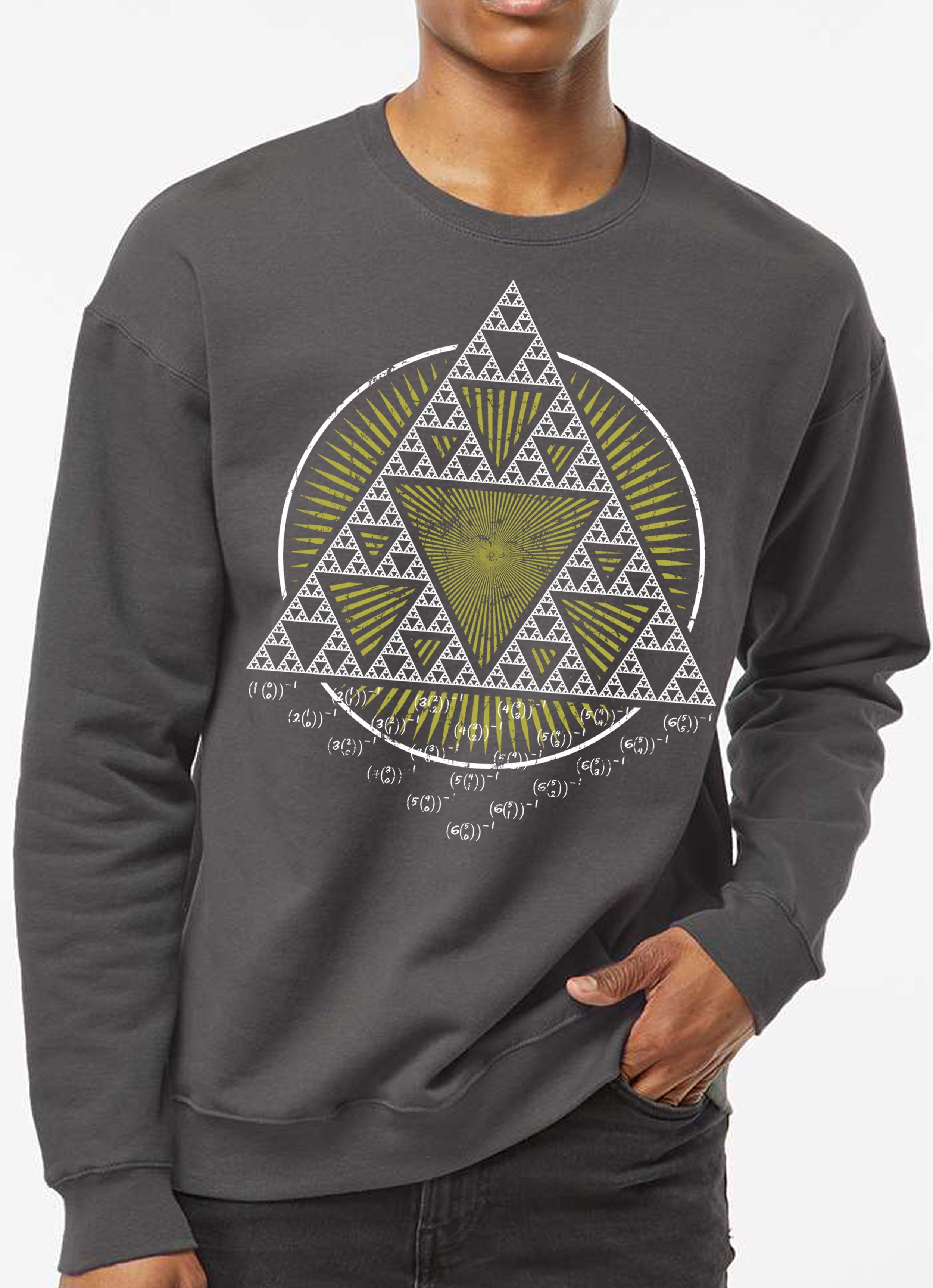 Sierpinski triangle Sweatshirt