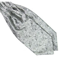 Silver Paisley Gentleman Collection Ascot/Cravat Tie
