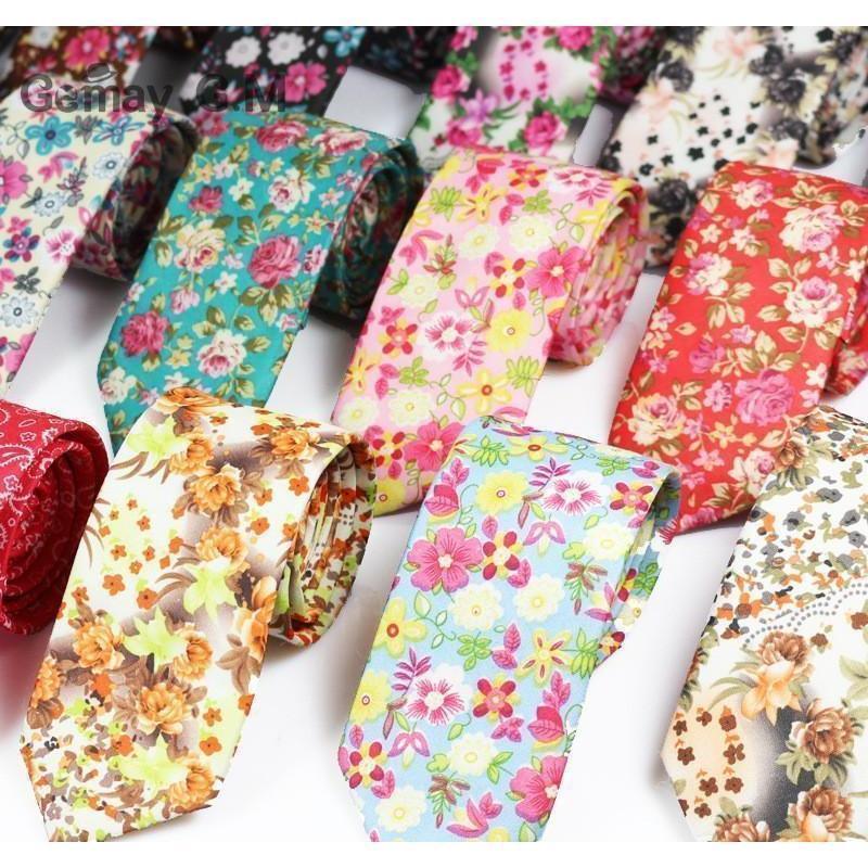 Spring Fever Collection Skinny Ties - 20 Colors & Styles