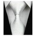Stripe Solids Collection Wide Neckties - 11 Colors