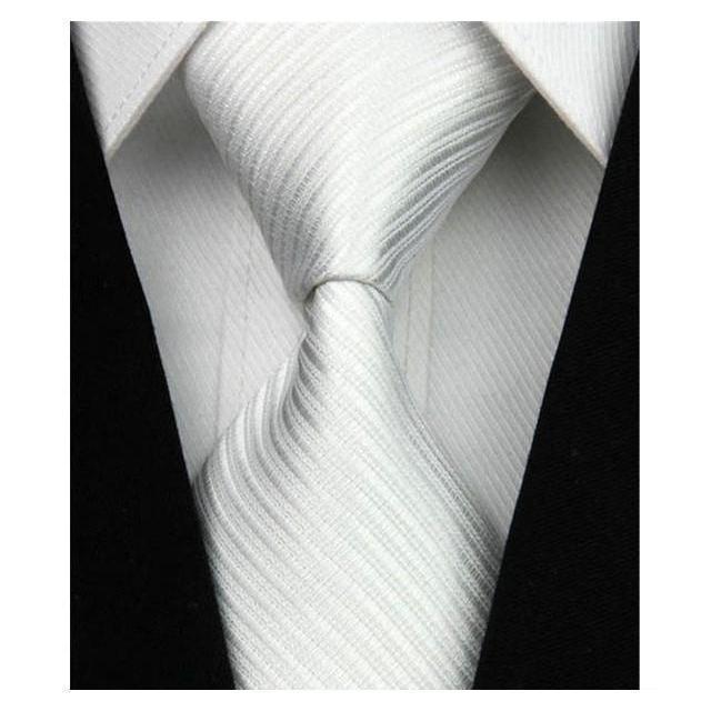 Stripe Solids Collection Wide Neckties - 11 Colors