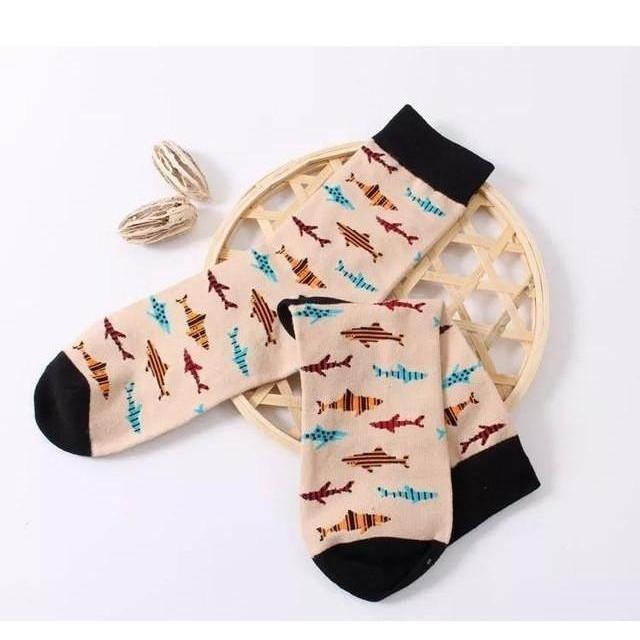 Stripe Star & Argyle Collection Dress Socks - 11 Colors & Styles
