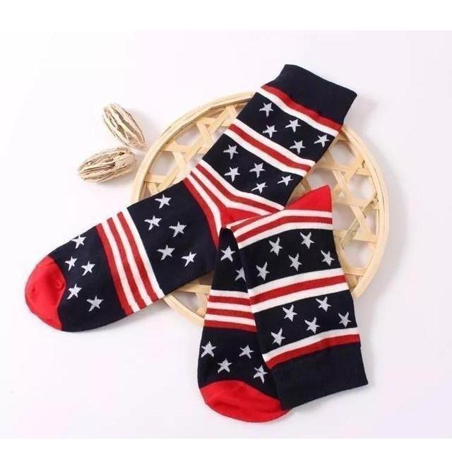 Stripe Star & Argyle Collection Dress Socks - 11 Colors & Styles