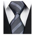 Striped Collection Wide Neckties - 15 Colors & Styles