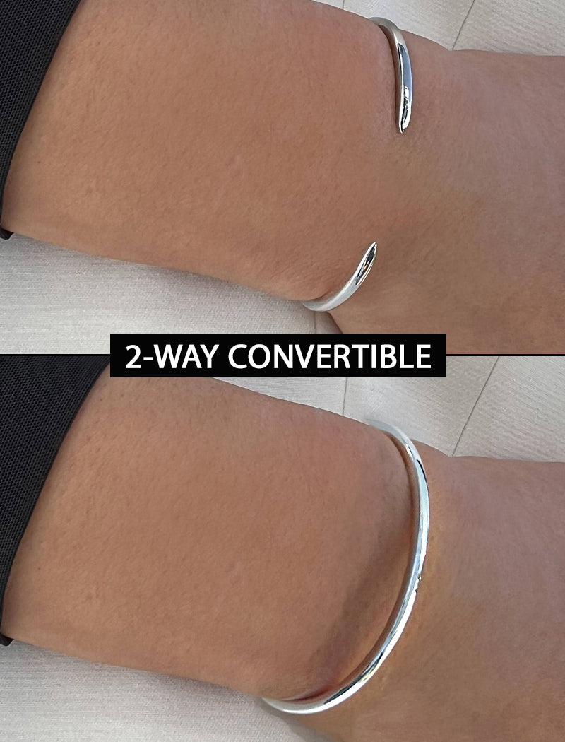 SUCCESS 2-Way Convertible Stacking Cuff Bracelet