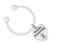 Suicide Awarenes Heart Key Chains