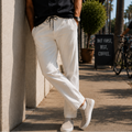 Summer Cotton Trouser (Sand)