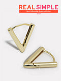 ACHIEVE Triangle Huggies | Sterling Silver