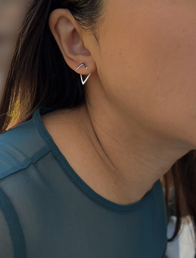 TRILL 2-Way Convertible Wishbone Studs