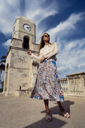 FLORAL PRINTED SLIP SKIRT