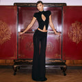 Take Notes Sculpt Black Two-Piece Set