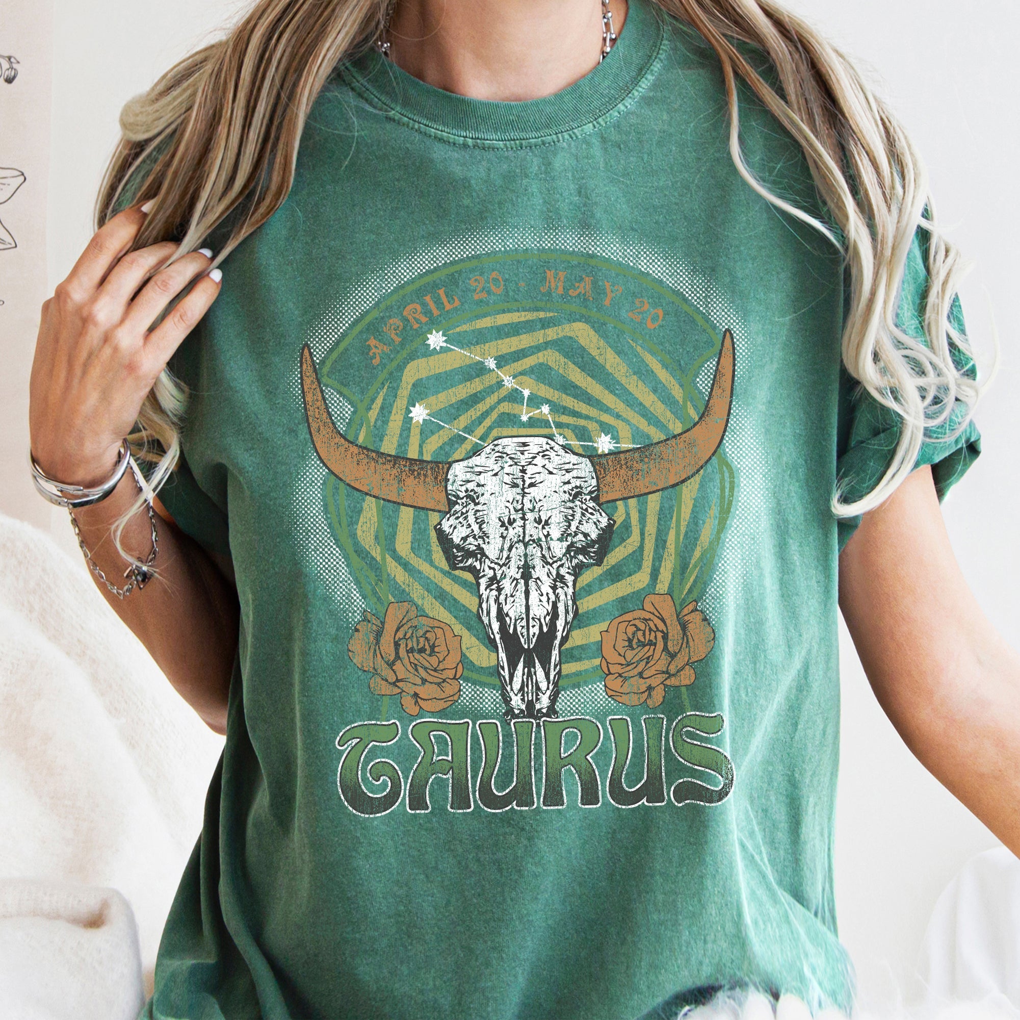 Taurus Zodiac Comfort Colors Tees, Horoscope, Astrology