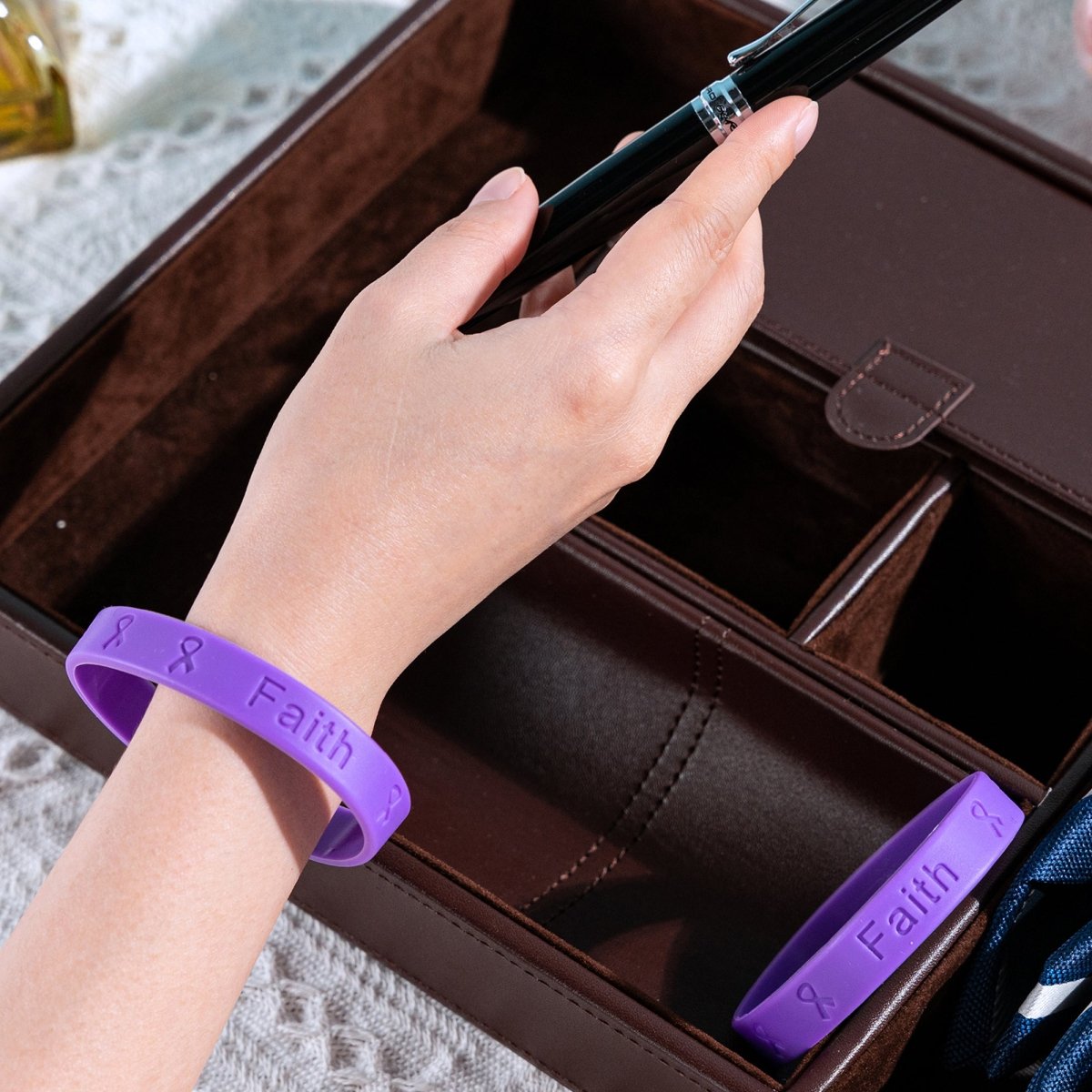 Testicular Cancer Awareness Silicone Bracelet Wristbands