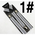 Thin Stripes Collection Suspenders - 5 Colors