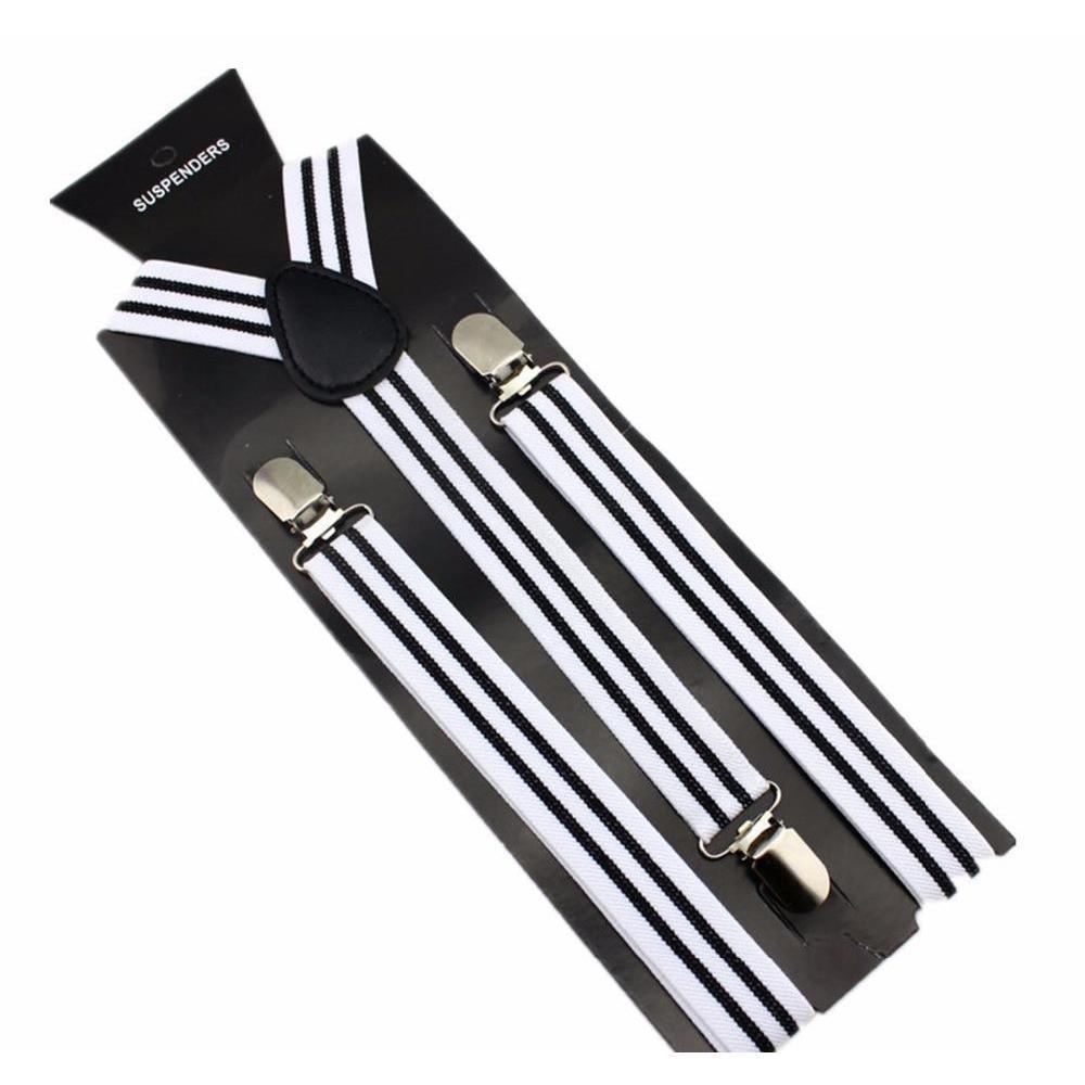 Thin Stripes Collection Suspenders - 5 Colors