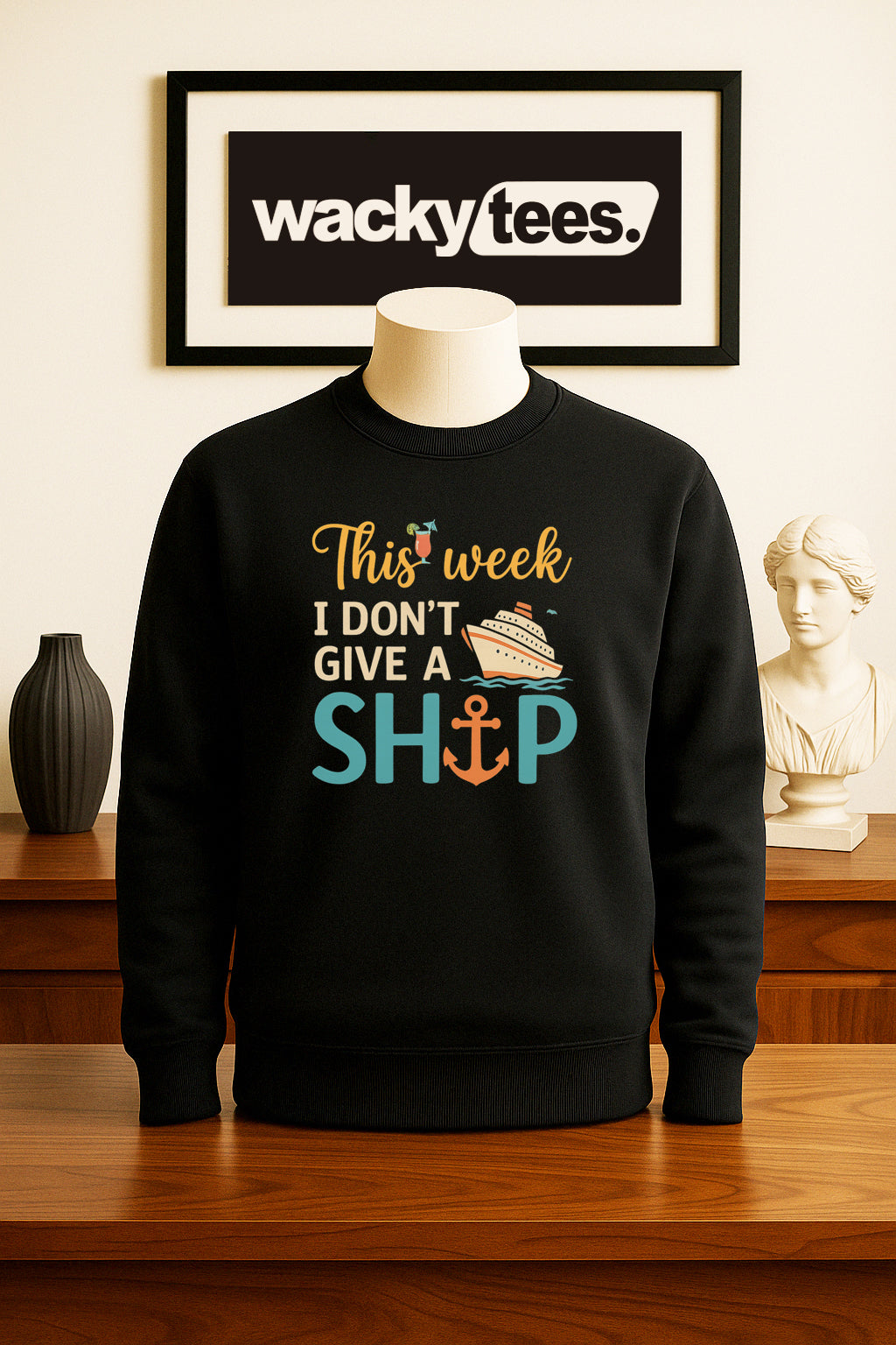 This Week I Dont Give a Ship Cruise Cruising Vacation Graphic Tee Shirt