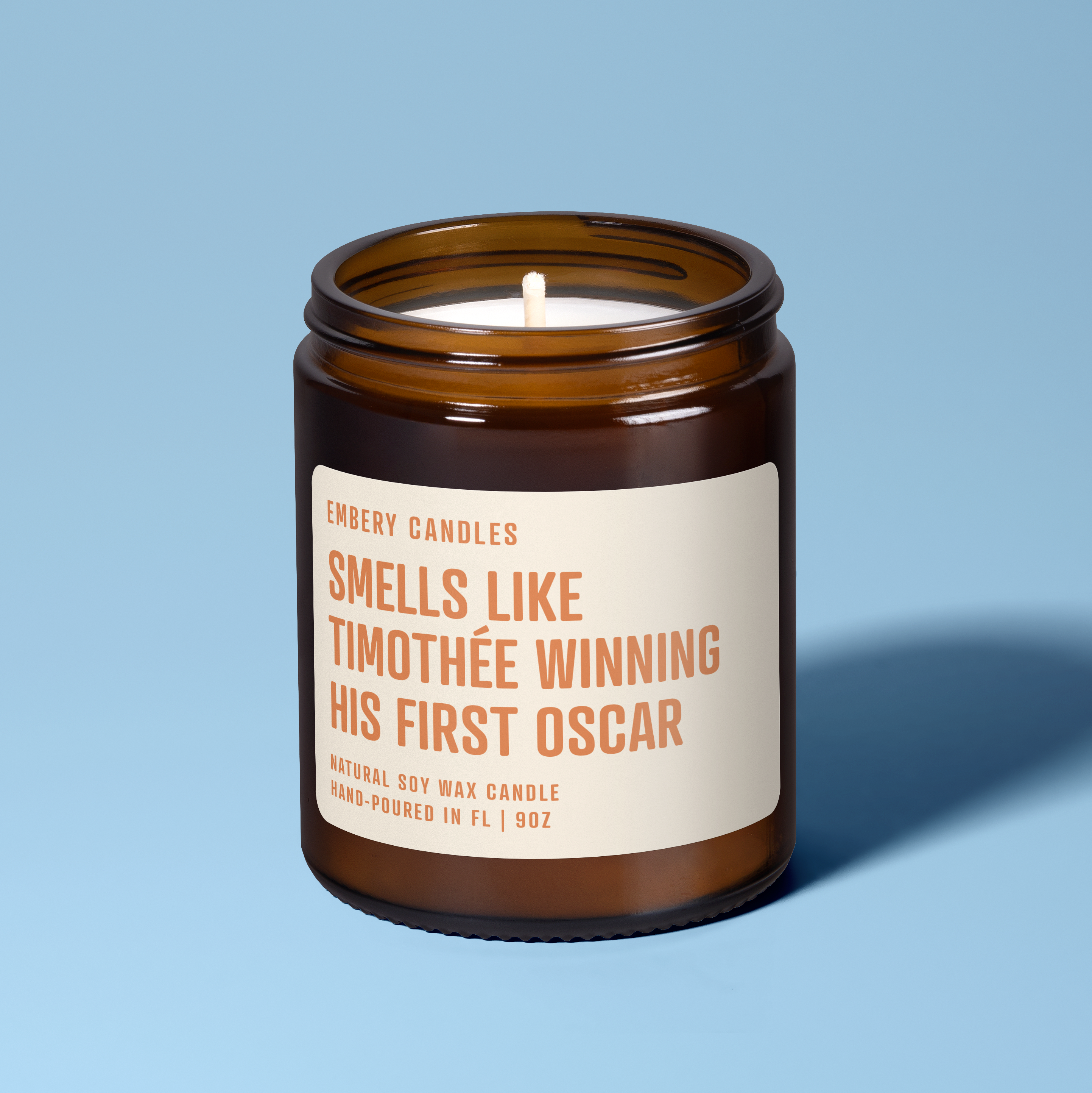 Smells Like Timothée Winning His First Oscar | Soy Wax Scented Candle