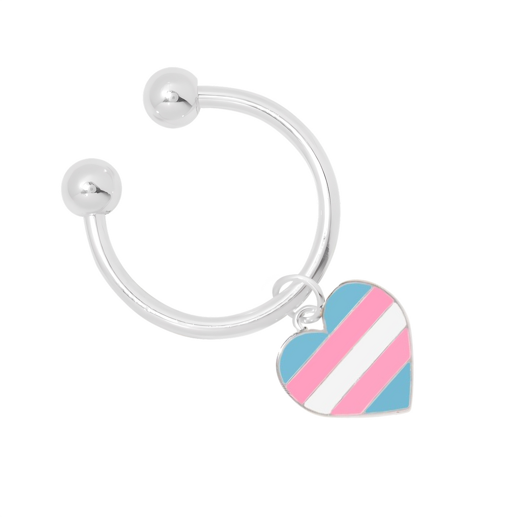 Transgender Heart Pride Key Chains