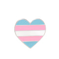 Transgender Heart Pride Pins
