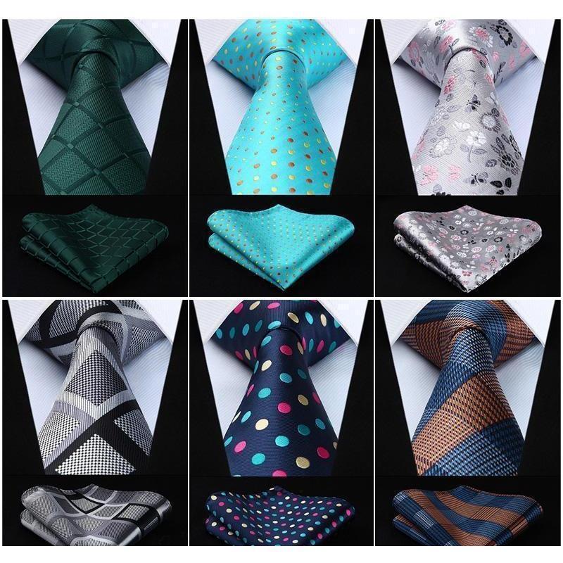 Trendy Wide Neckties & Handkerchiefs Collection - Multiple Styles