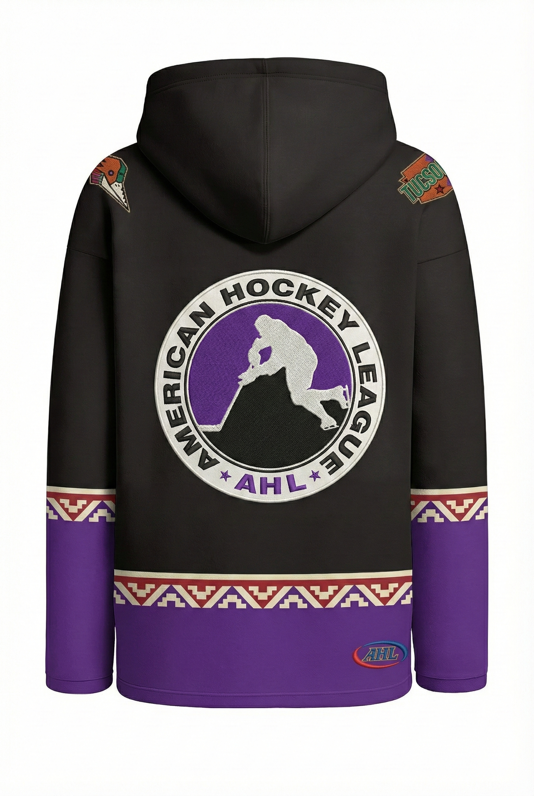 Tucson Roadrunners "Kachina" Alternate AHL Hockey Embroidered Lace Hoodie