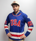Miracle on Ice USA Hockey 1980 Lightweight Blue Hoodie