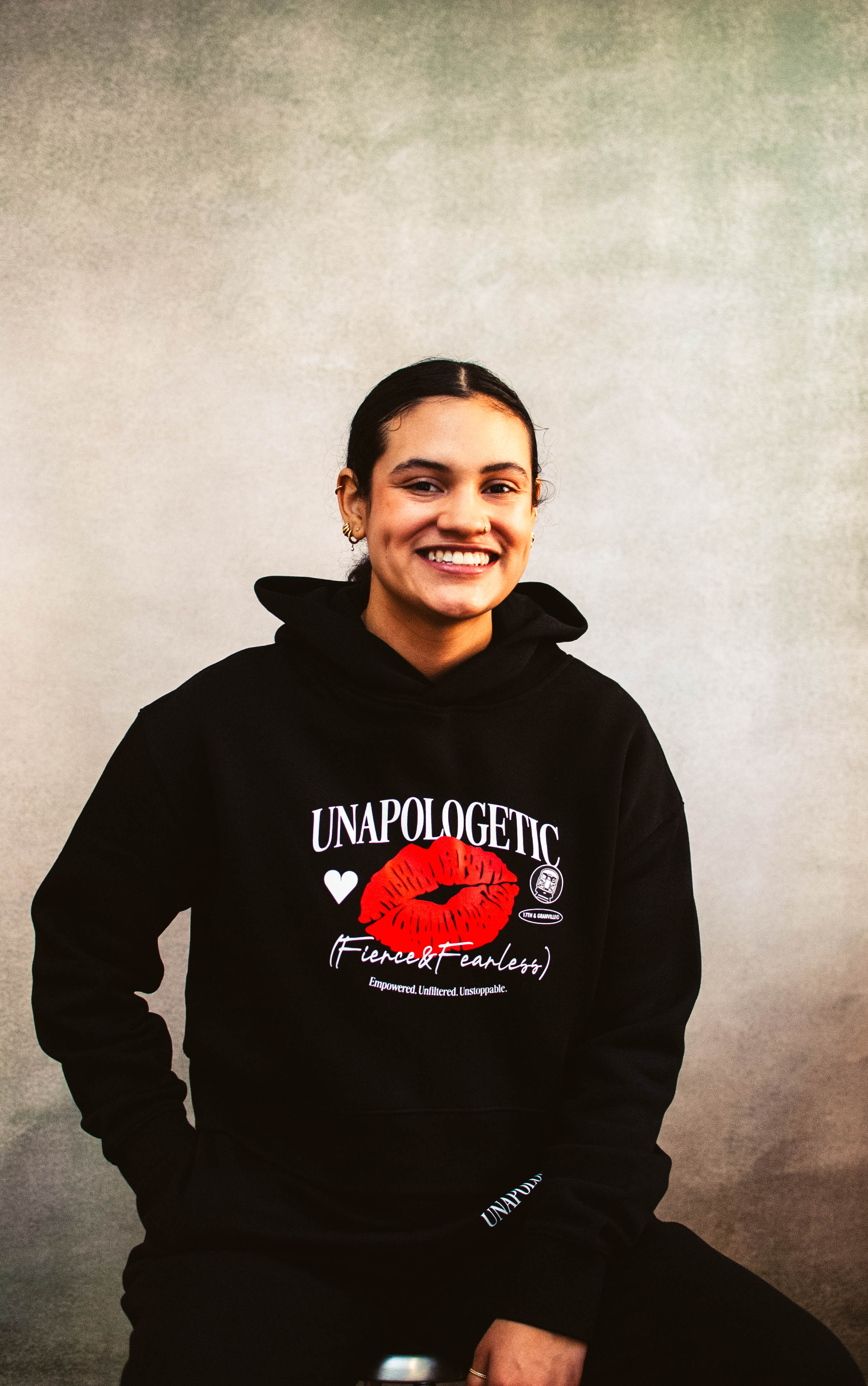 Unapologetic Fierce & Fearless Crop Hoodie – Feminine Energy Collection