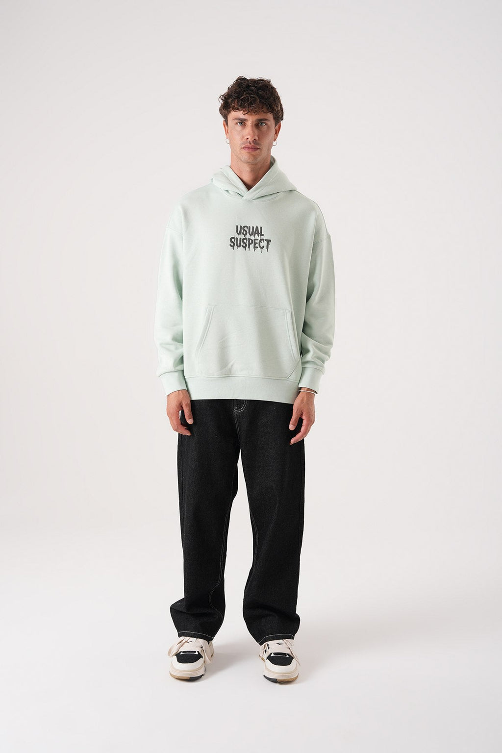 Usual Suspect Graphic Hoodie - Unisex Oversize Sweatshirt
